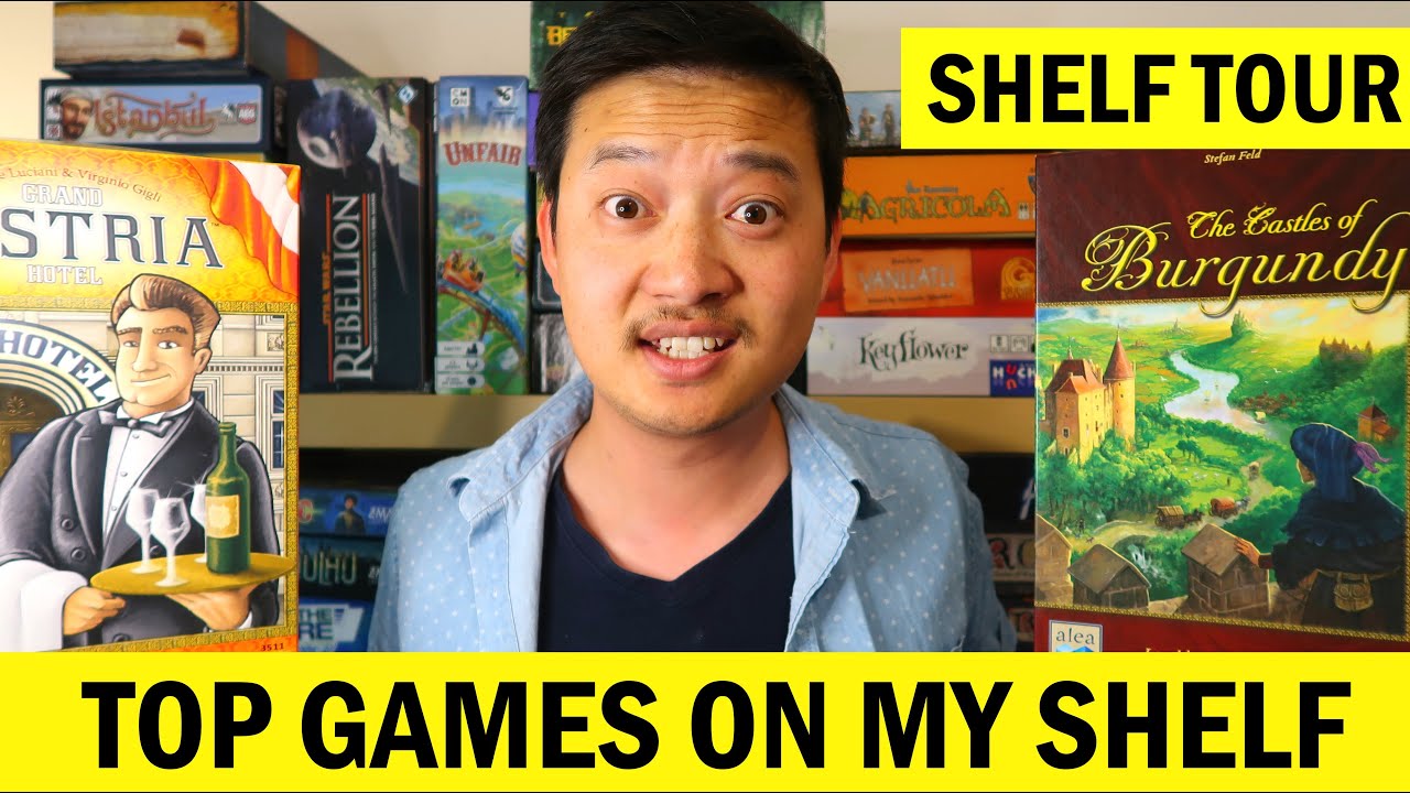 Top Board Games On My Shelf | VLOG Part 1| My Massive Game Collection!