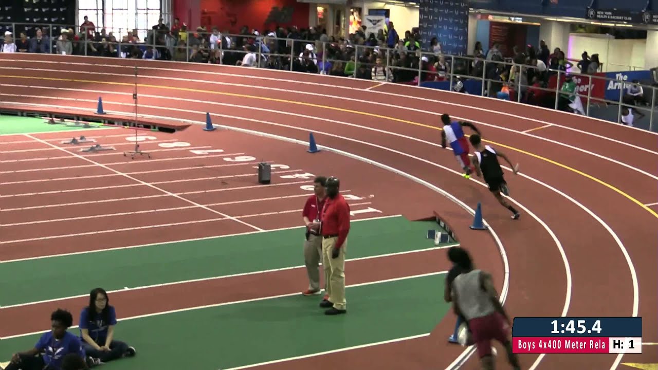 Boys 4x400m Relay Section 1 - New Balance Nationals Indoor 2014