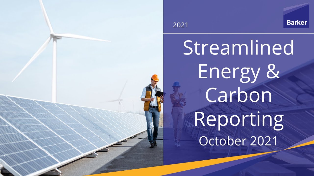 Streamlined Energy & Carbon Reporting - 2021 Update