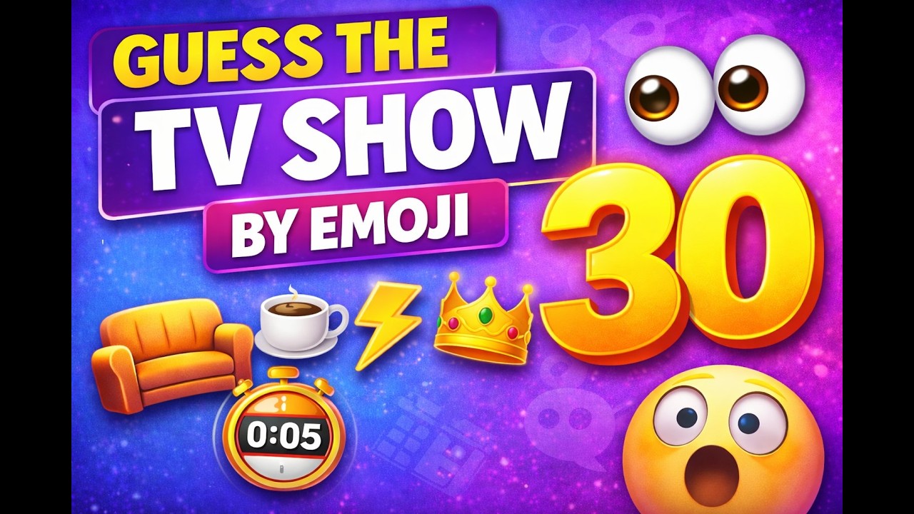 Guess the TV show by Emojis. Only True Bingers will get it