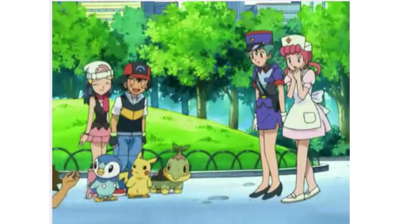 Croagunk Jabbing Brock (DP Saga)