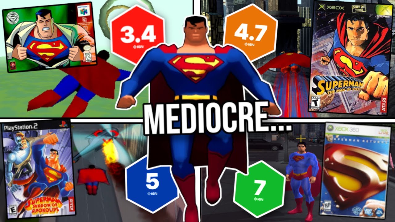 I Played The Lowest Rated Superman Games...