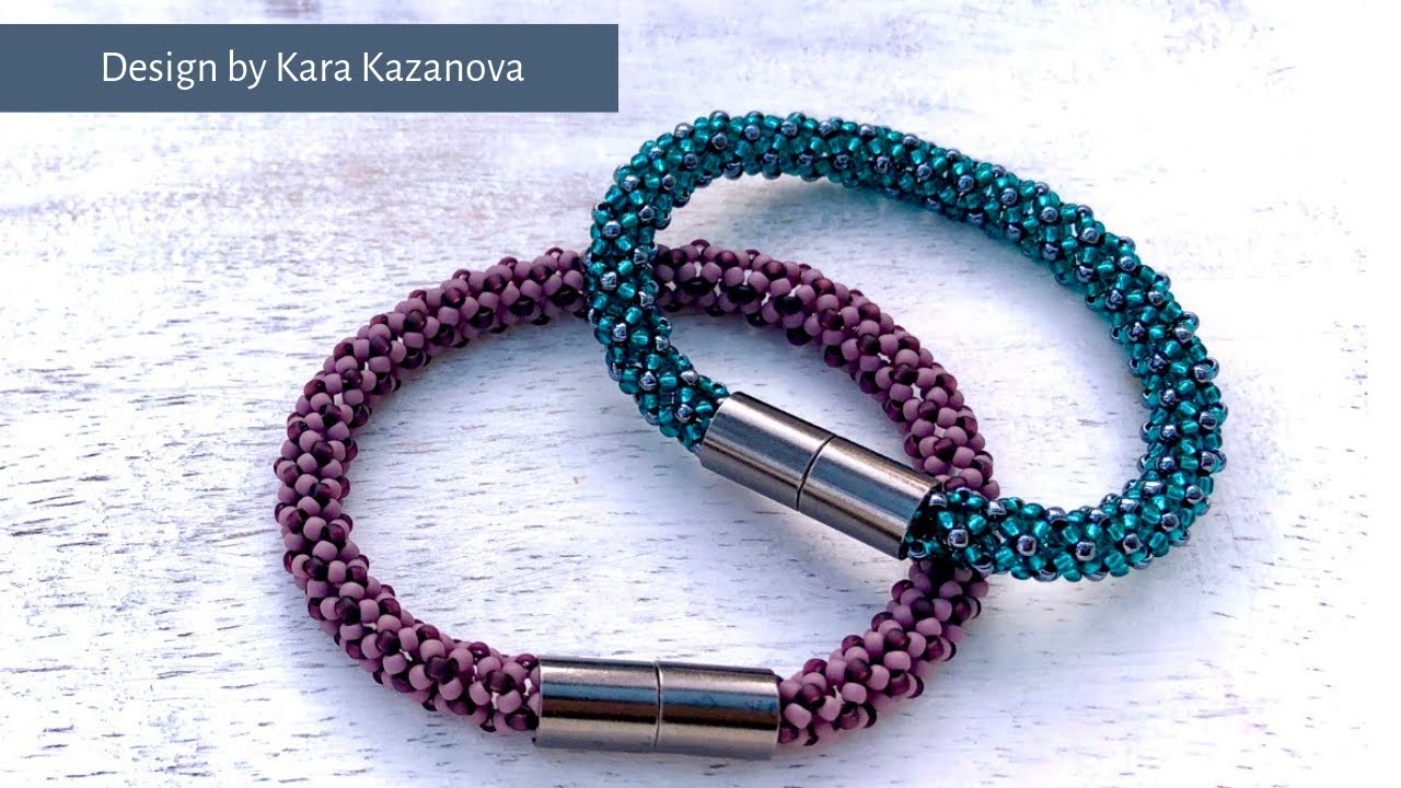 Tubular Bracelet Tutorial | Chenille stitch basics | Beaded Bracelet