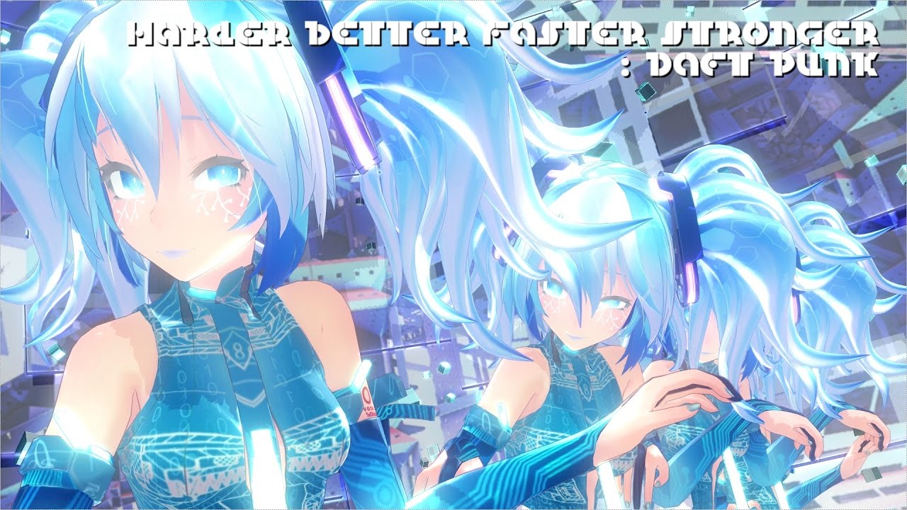 [MMD] More Harder Better Faster Stronger - Miku, Luka, Gumi, Neru [Vocaloid]