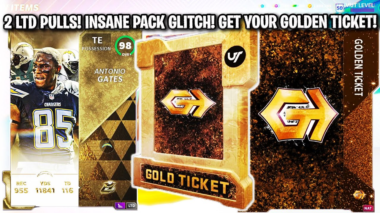 INSANE PACK GLITCH! 2 LTD PULLS! GET A GOLDEN TICKET NOW AND NEW ULS COMING! | MADDEN 21