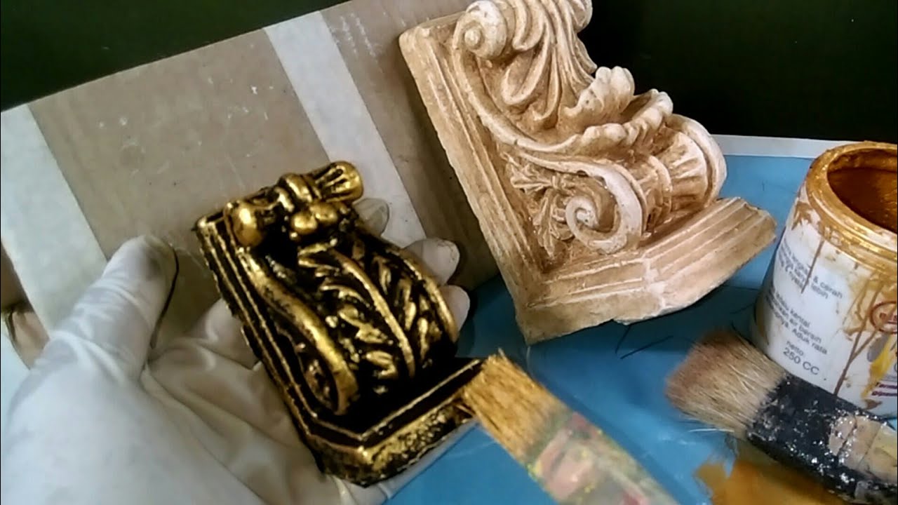 Pengecatan Cornice Seperti Warna Batu Alam