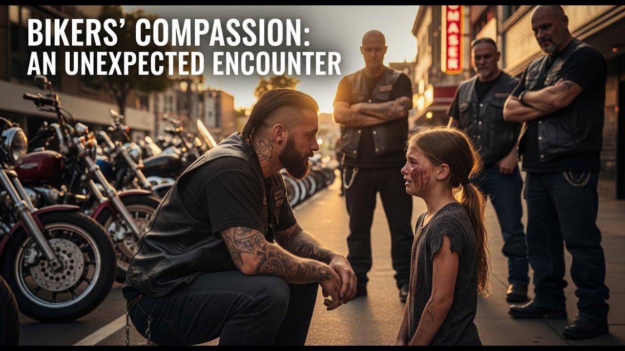 The Janitor’s Daughter Ran to the Bikers in Tears—What She Said Stopped Them Cold