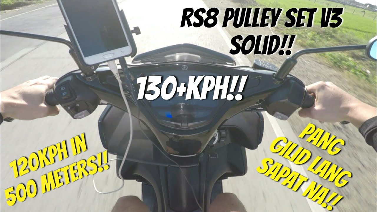 RS8 PULLEY SET V3//CVT UPGRADE//TOP SPEED//YAMAHA AEROX 155