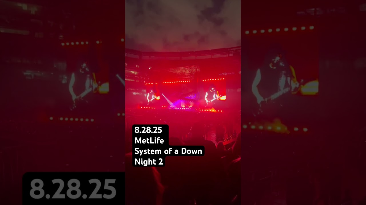 #systemofadown #concert ￼ Cigaro/￼ aerials  8.28.25