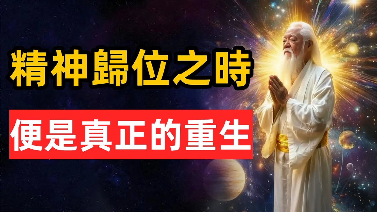 精神的歸位，才是真正覺醒的開始，人的一生最重要的任務就是找到自己，回到你原本的軌道上。#覺醒 #開悟 #精神歸位