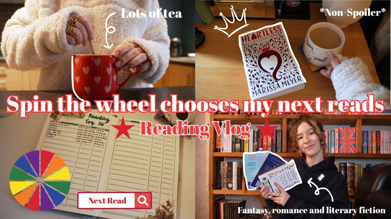 Spin the wheel chooses my next reads | Reading vlog 📖🌷