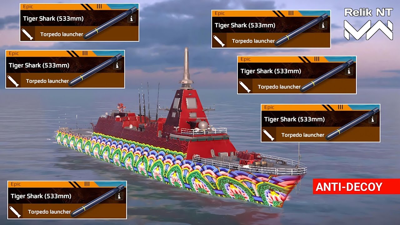 Mogami With 6x Free Tiger Shark Anti-Decoy Torpedoes - Modern Warships Event 