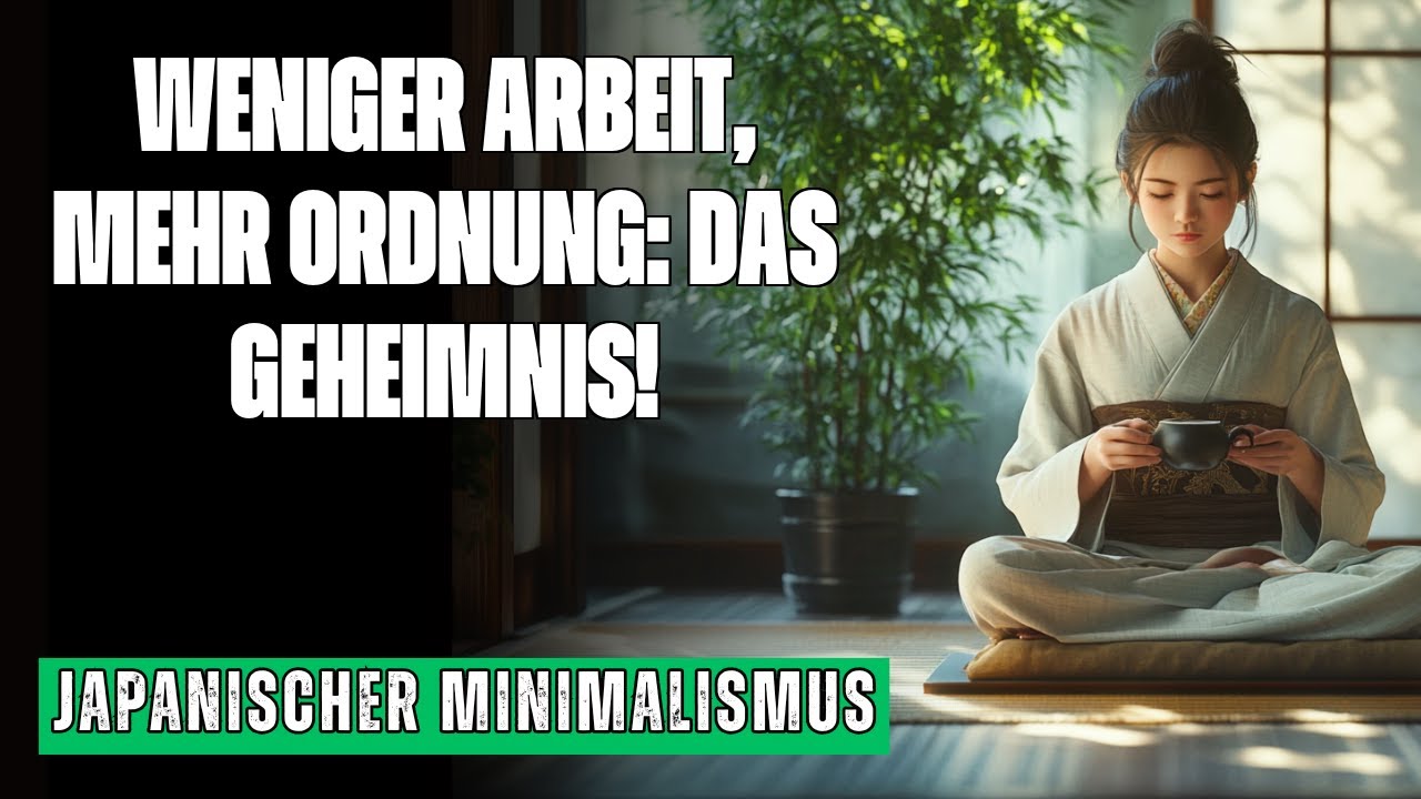 WIE MAN EIN HAUS IMMER ORGANISIERT HAT MIT MINIMALEM AUFWAND (JAPANISCHE METHODE)