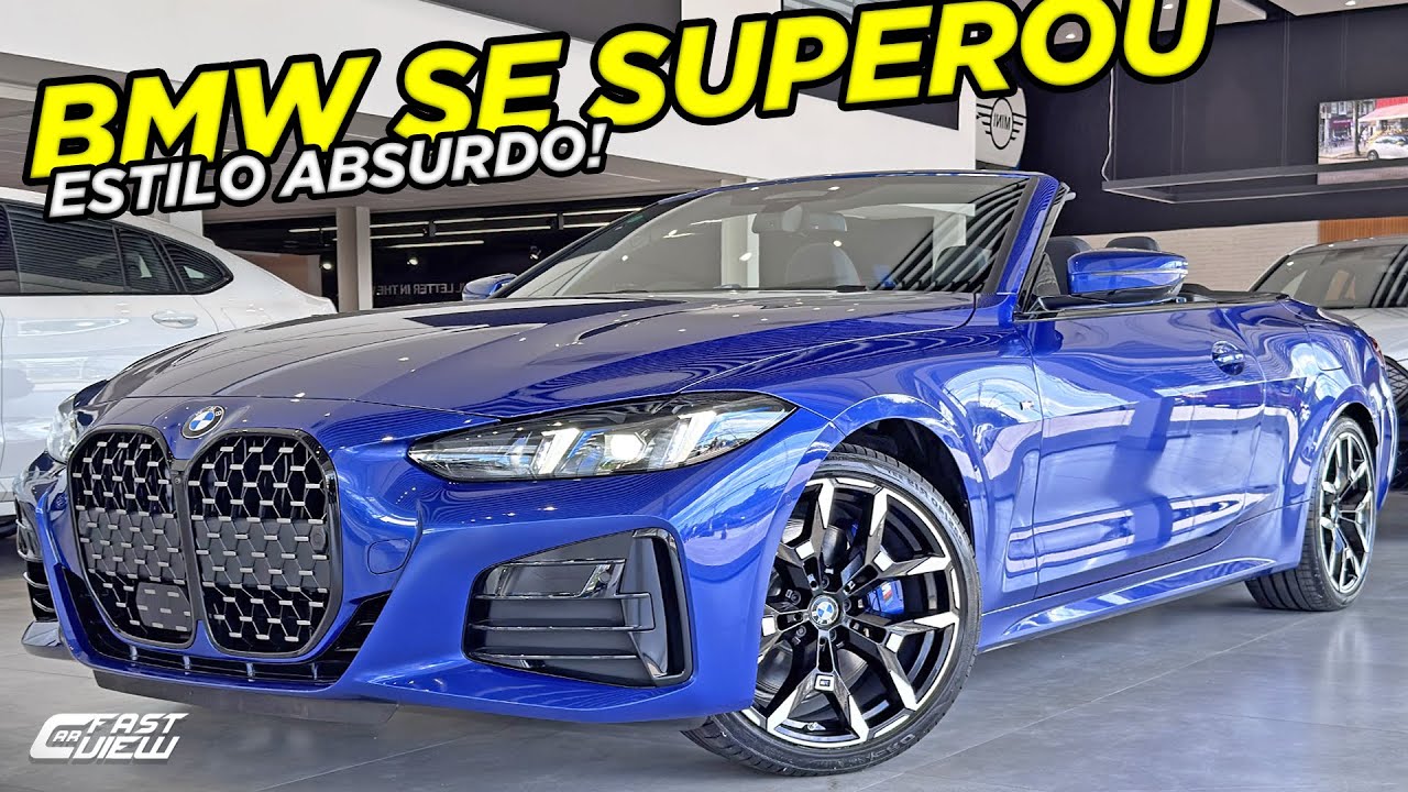CONVERSÍVEL ÚNICO, COM DOSE DE ESPORTIVIDADE! NOVO BMW 420i M SPORT 2025 COM CAPOTA DE LONA É BOM?