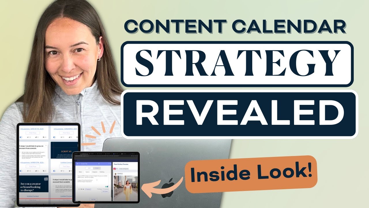 How I Plan My Content Calendar as a Social Media Manager FAST (Behind the Scenes Walkthrough)