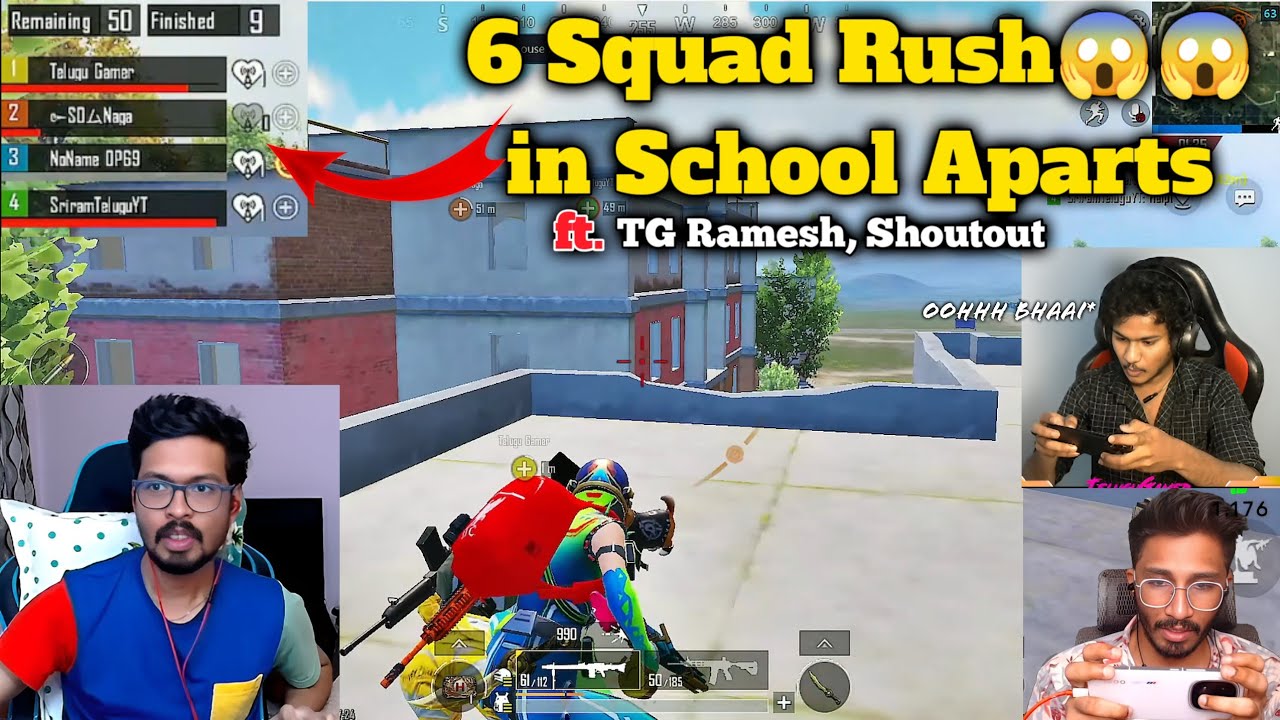 @TeluguGamer Shocked😱 with this Rush in School Aparts ft.@shoutoutYT