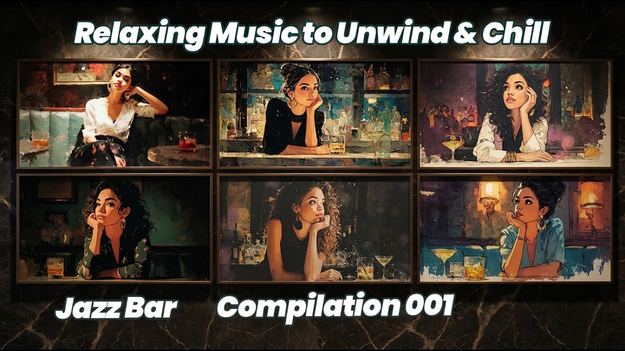 Jazz Bar Compilation 001 | 360° Portrait View - Relaxing Music to Unwind & Chill