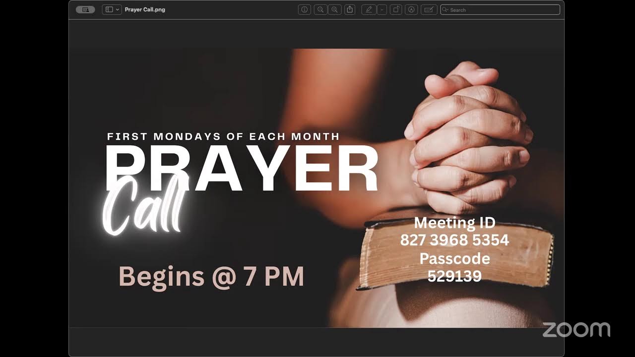 1st Monday - Prayer Call