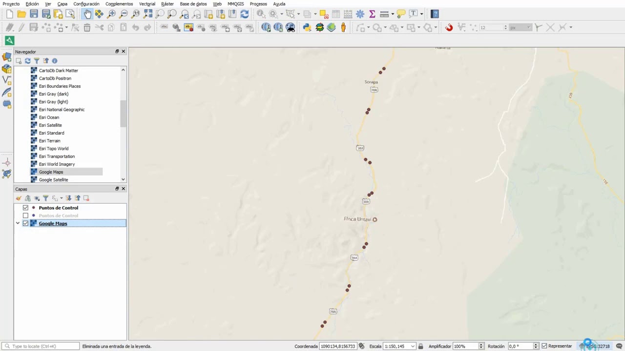 Curso QGIS 3.0 - Tema 10 - Coordenadas UTM a Geograficas