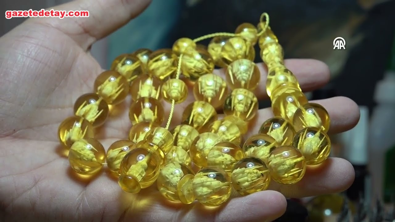 Mardinli sanatçı camileri tespih tanelerine sığdırdı