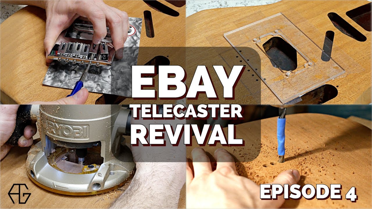En Route! || eBay Telecaster Revival || Episode 4 || DIY Partscaster Guitar Build