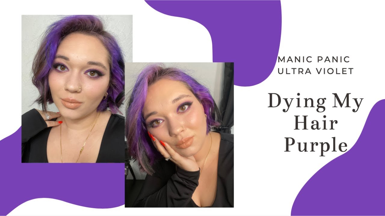 Dying My Hair Purple With Manic Panic Ultra Violet