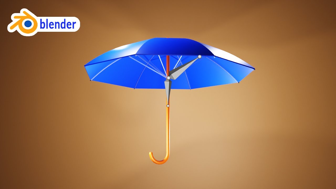Animasi Gerakan Payung (Rigging Umbrella)