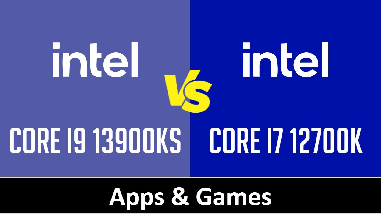 Intel Core i9 13900KS vs Intel Core i7 12700K - Apps & Games (RTX 4090)