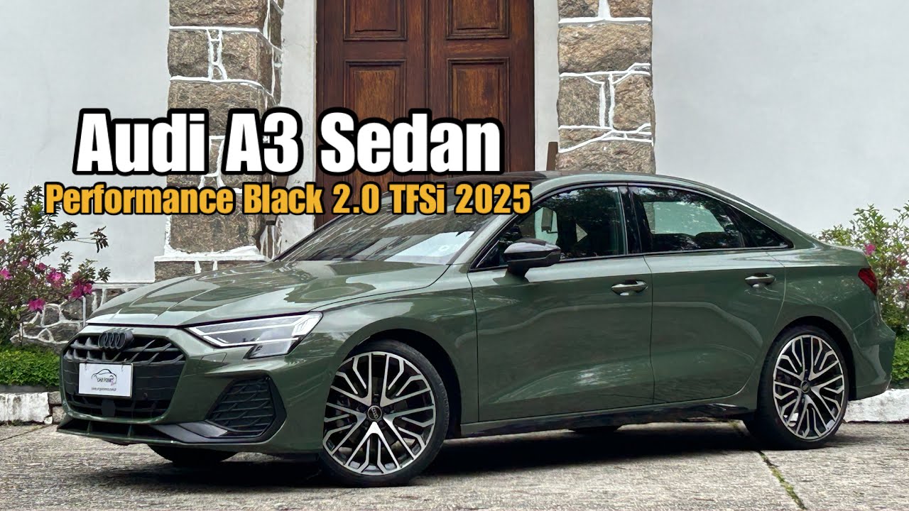 CarPoint News - Clipe do Audi A3 sedan Performance Black 2025