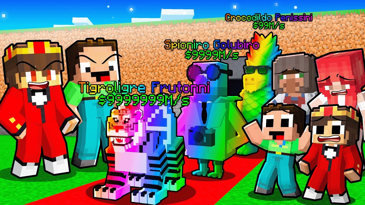 Semlaki und Billy STEAL A BRAINROT FAMILIE in Minecraft!
