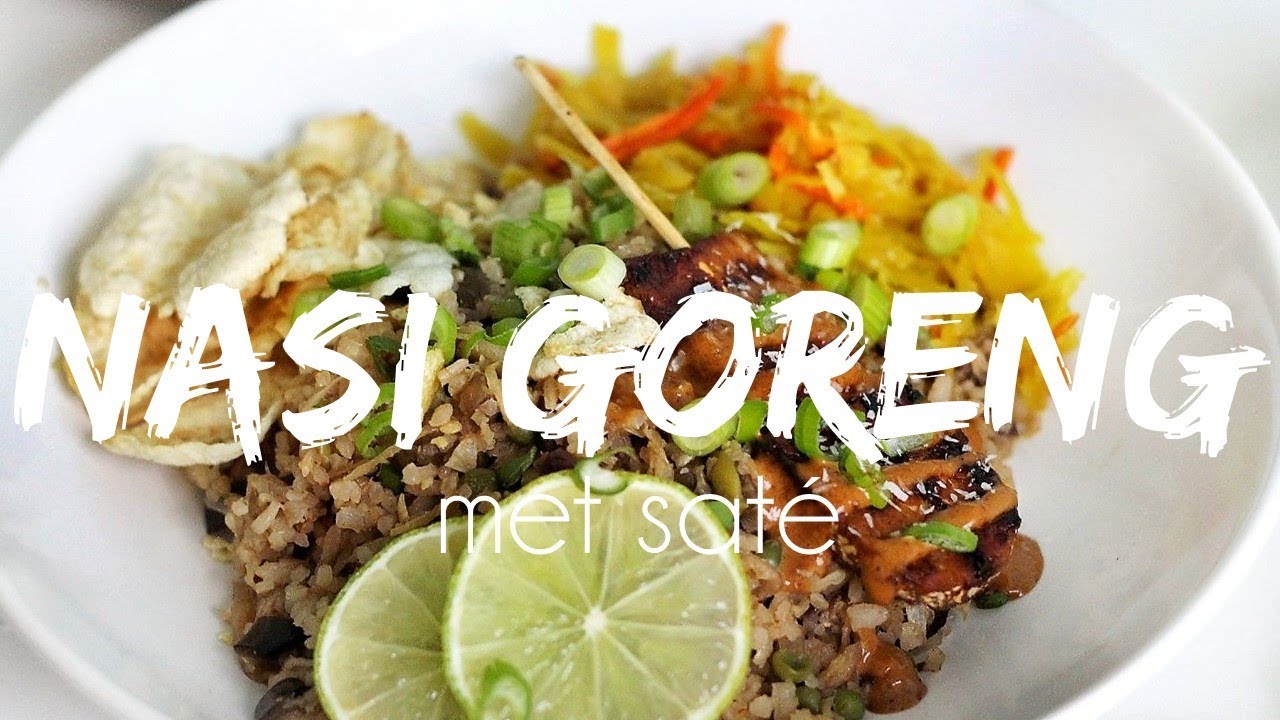 VEGAN NASI GORENG | TEMPEH SATÉ | PINDASAUS | Let's Vegan!