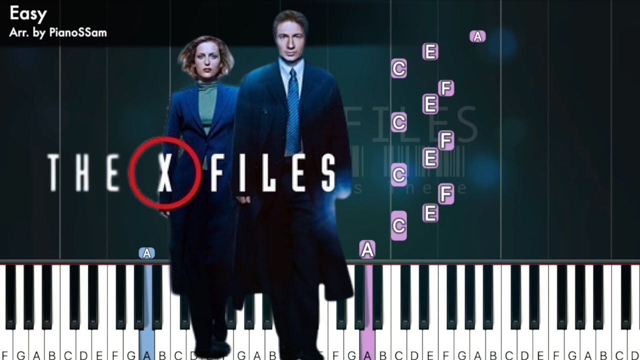 [Easy] The X Files Theme - The X Files | Piano Tutorial