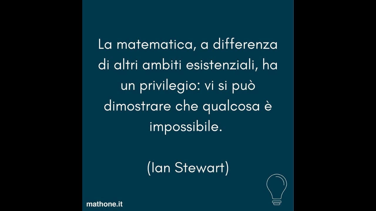 La matematica può mostrare che una cosa è impossibile?
