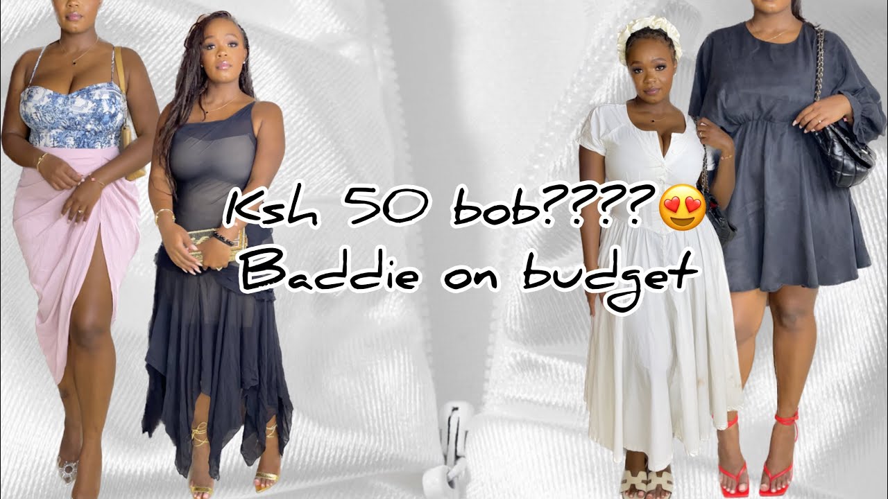 Ksh 50 bob dresses thtift haul #kenyanyoutube #kenya #nairobi