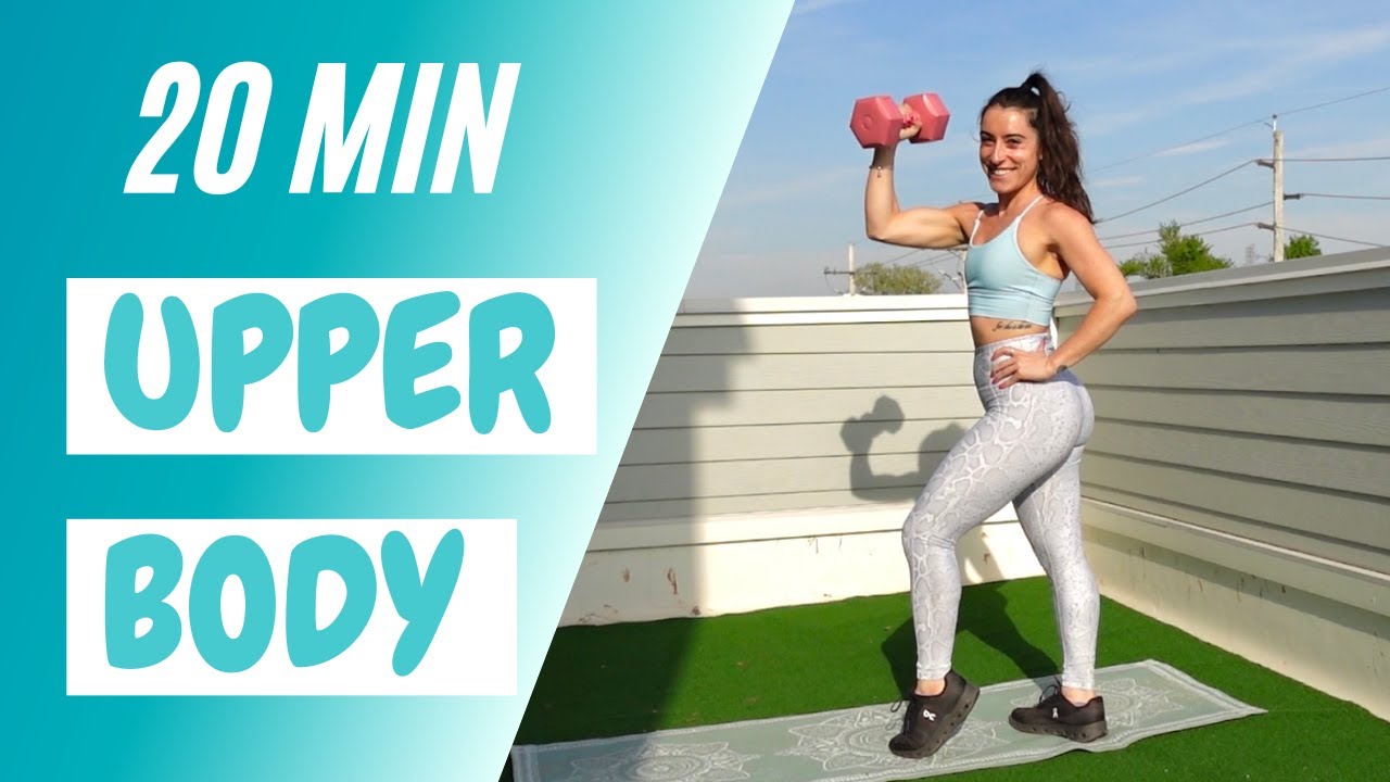 20 Min Dumbbell Upper Body Workout at Home
