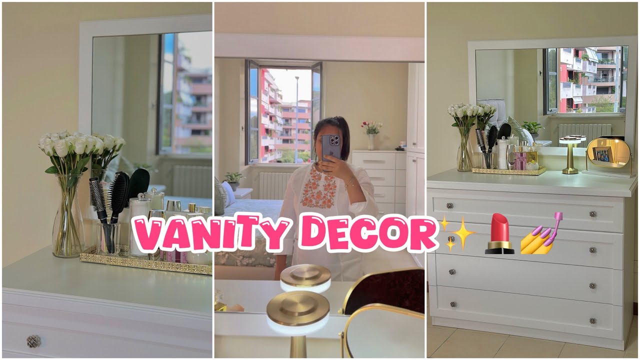 ✨💅💄Vanity গোছানো আপাতত শেষ || নতুন আরেকটি ফার্নিচার চলে এসেছে 🏡