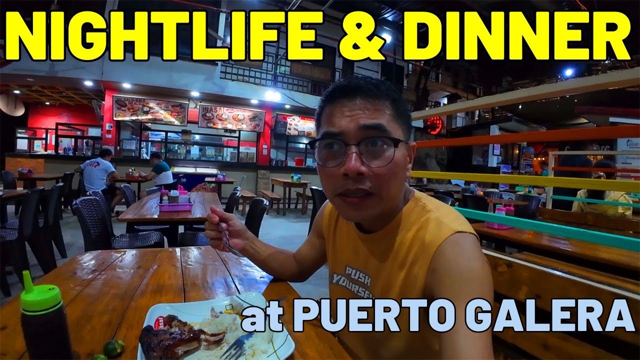 WHERE TO EAT IN PUERTO GALERA - Walking along White Beach | Beachfront Hotels & Restaurants 2024