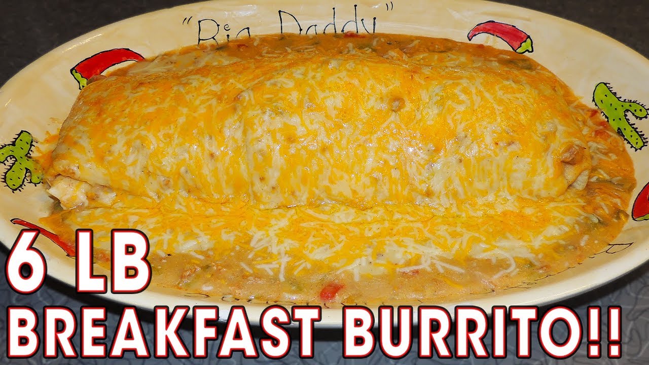 Aunt Alice's 96oz Breakfast Burrito Challenge Record in Longmont, Colorado!!