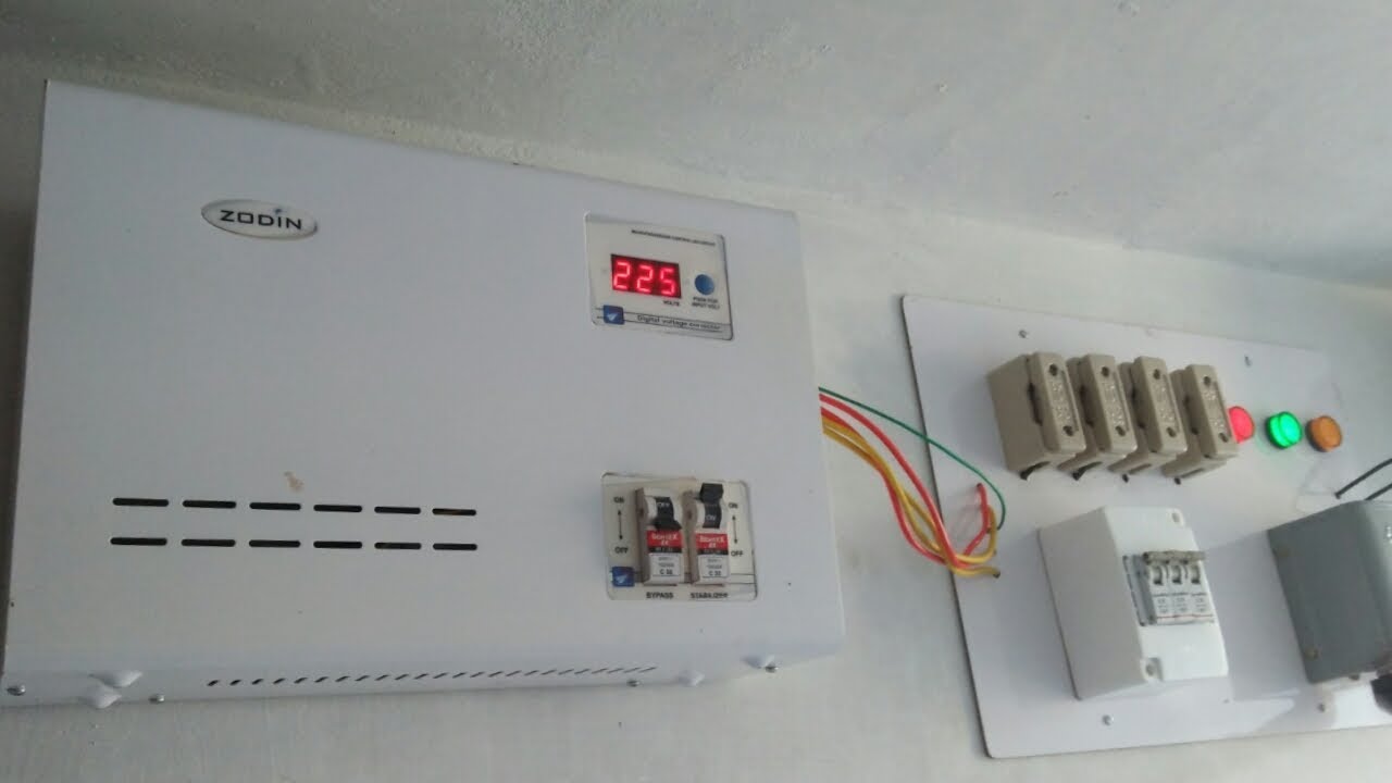 How to install home stabilizer ।। stabilizer connection & fitting।। stabilizer