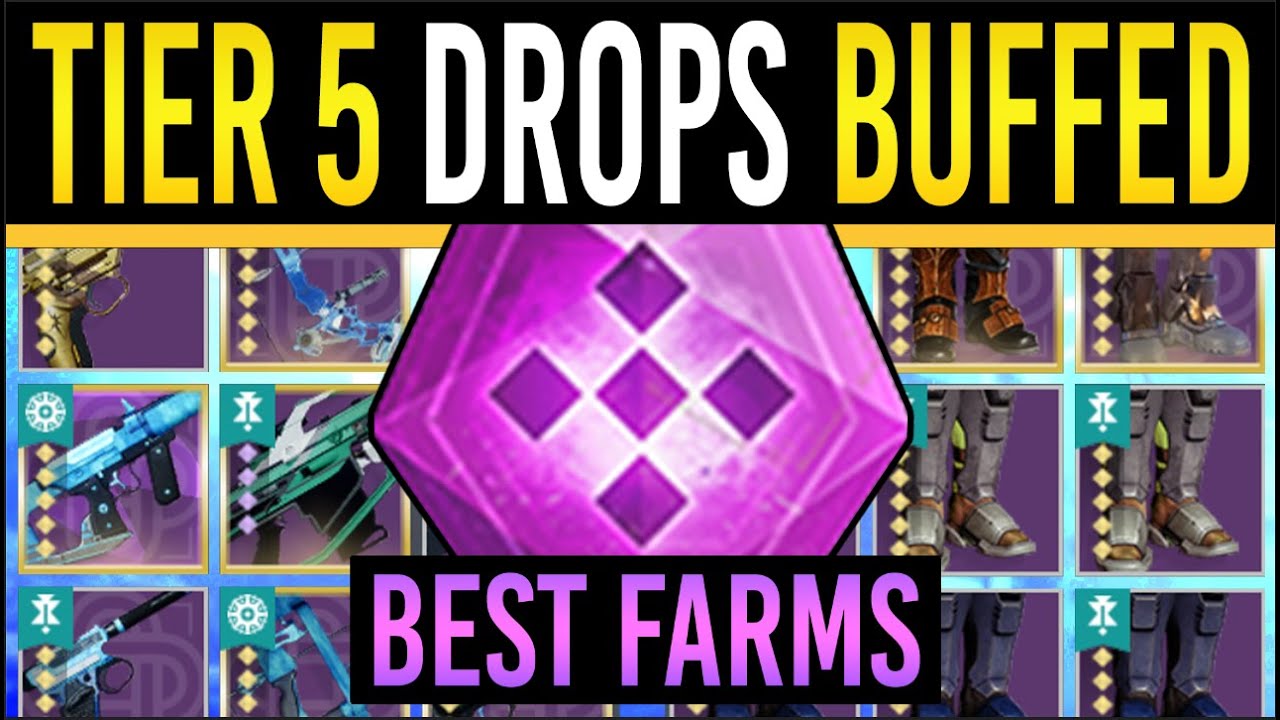 Destiny 2: Bungie Just Made Tier 5 EASIER! - INSANE Tier 5 Farms & Loot Cave (Ash & Iron Changes)