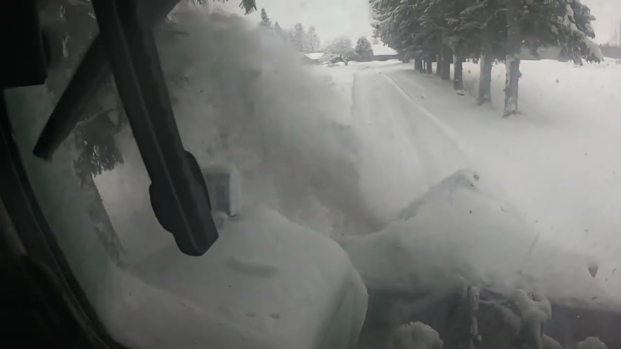 John Deere 6920 ja lunta sekä rölli
