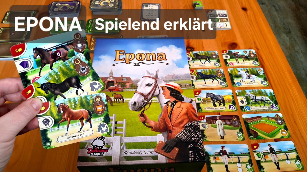 Spielend erklärt: EPONA, Reiterhöfe aufbauen und Pferdezucht // #brettspielvibes