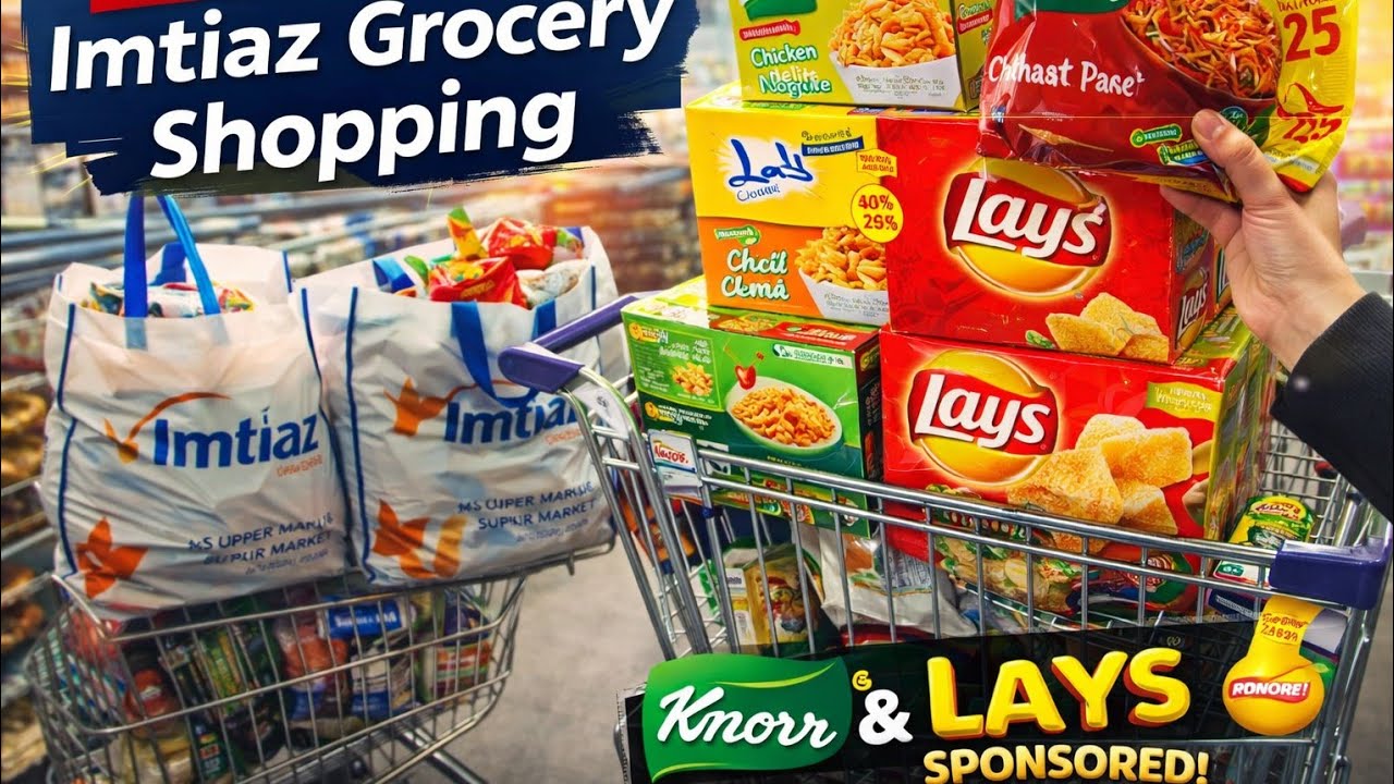 Vlog #47 | Imtiaz Grocery Shopping + Kitchen Set Up 🛒✨ | Knorr Noodles & Lays Chips SPONSORED 🎉