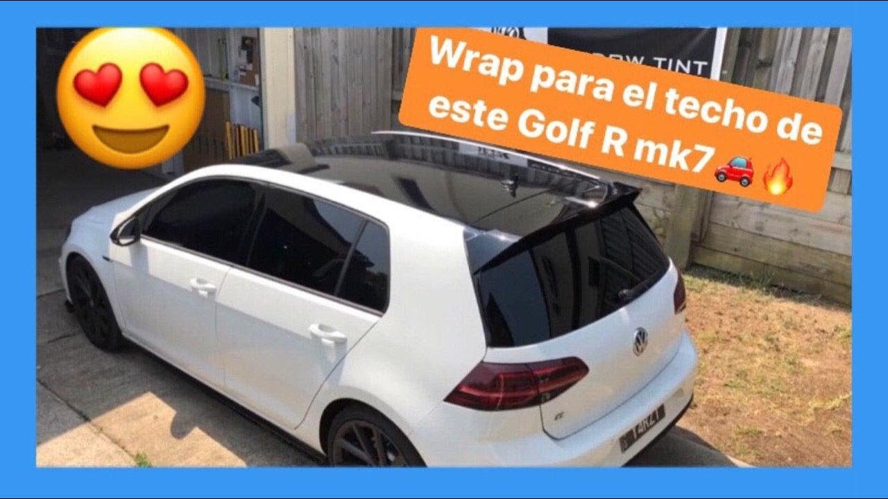 Como VINILAR el techo de un coche FACIL | Golf R MK7