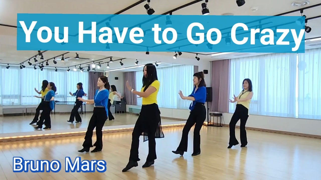  You Have to Go Crazy Linedance DEMO&COUNT #초급라인댄스 #현아라인댄스 #슈퍼스타라인댄스교육협회 #고양일산지부 #수요영상반모집 #작품테크닉