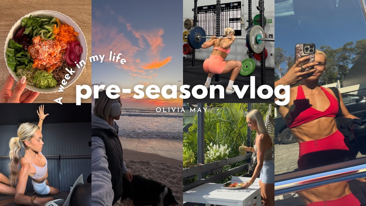 My ✨NEW✨ training routine | supplements, food/recipes + gym sessions as an athlete in pre-season