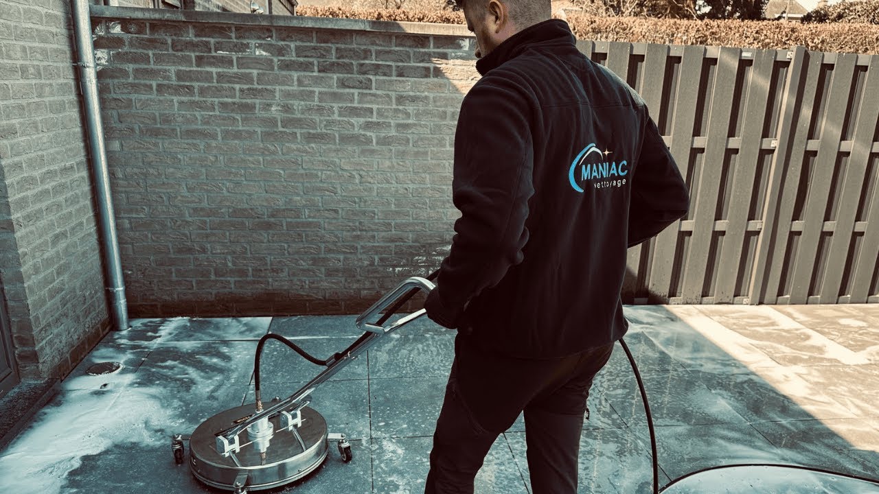 Nettoyage terrasse à haute pression - karcher | Démonstration