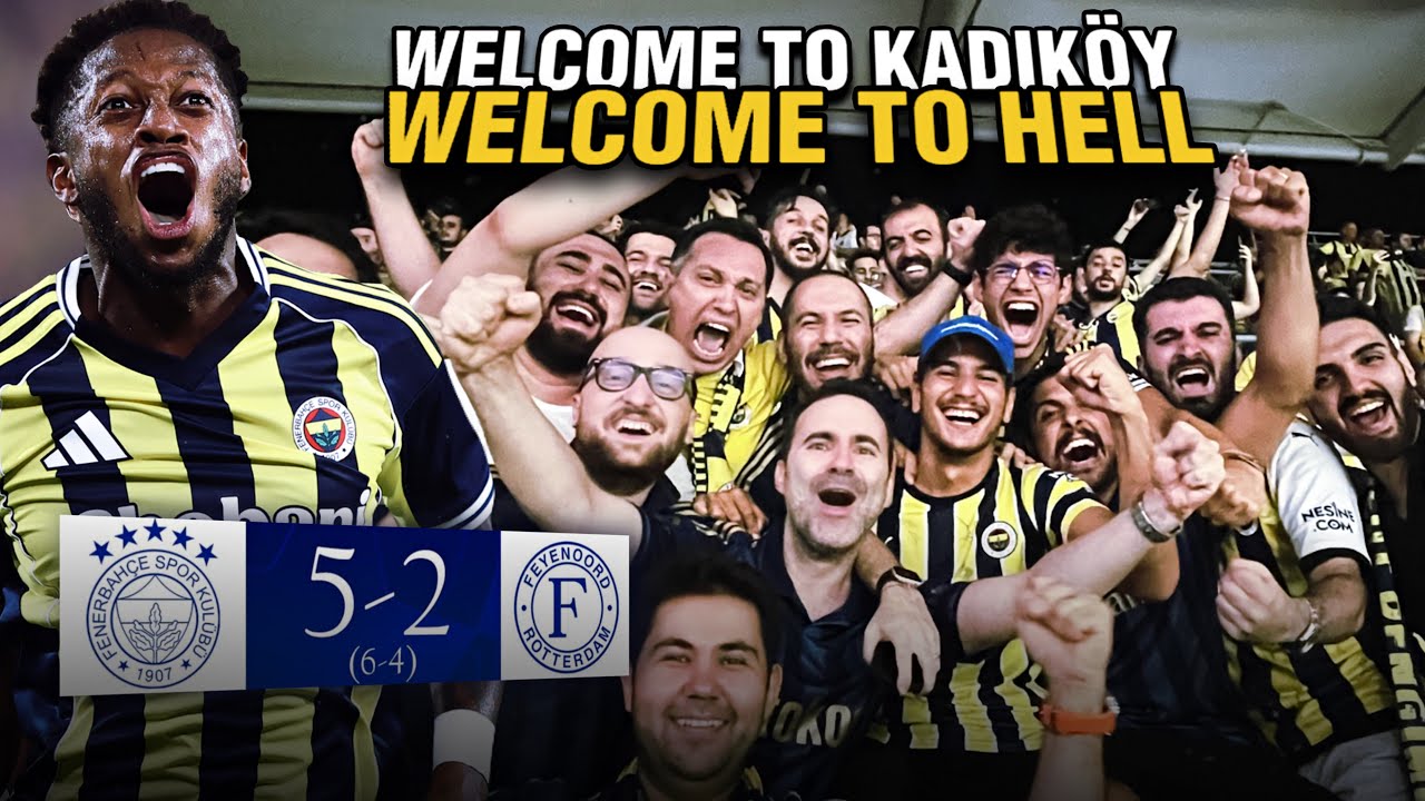 FENERBAHÇE 5-2 FEYENOORD | KADIKÖY RUHU GERİ DÖNDÜ! | MAÇ VLOGU | #BÖLÜM28 