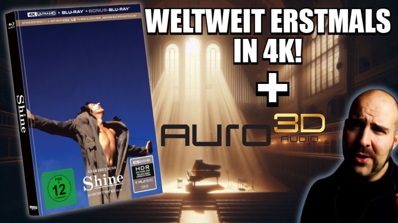 SHINE - Der Weg ins Licht - Limitiertes Mediabook (4K Ultra HD + Bonus-Blu-ray) - REVIEW UNBOXING