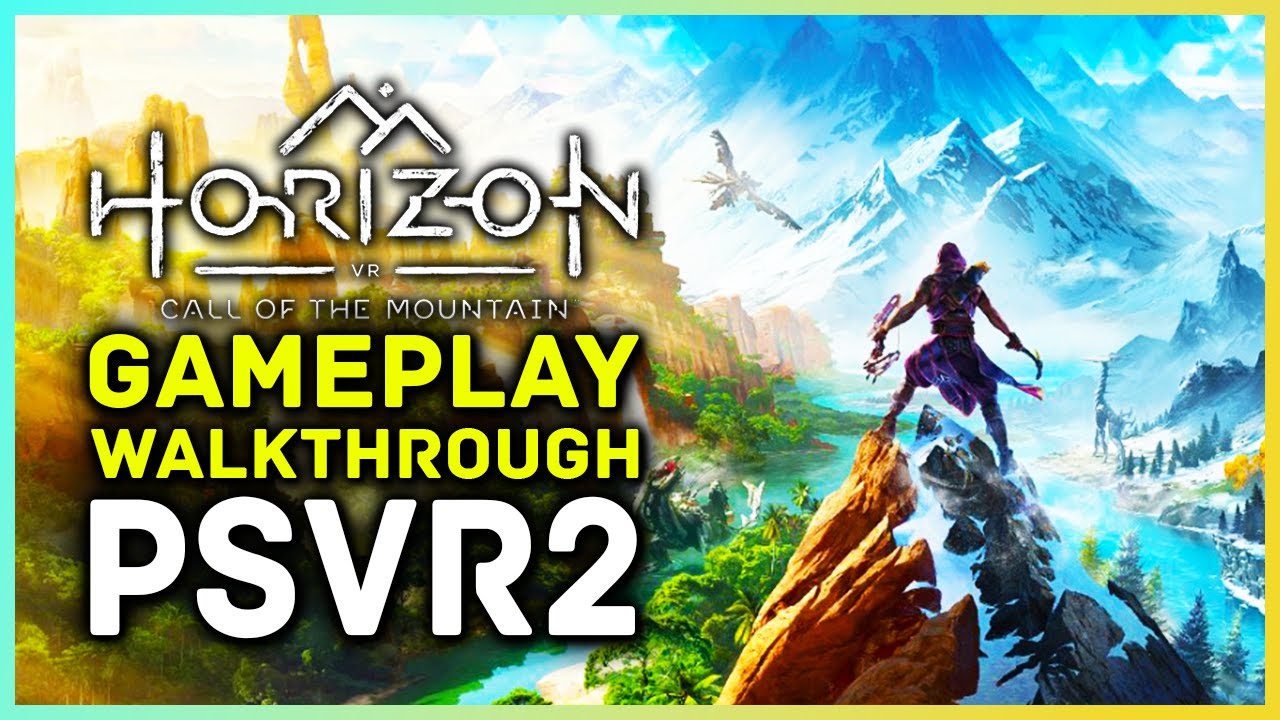 Horizon Call of the Mountain Gameplay - First 20 Minutes Reaction | PSVR 2 4K Gameplay
